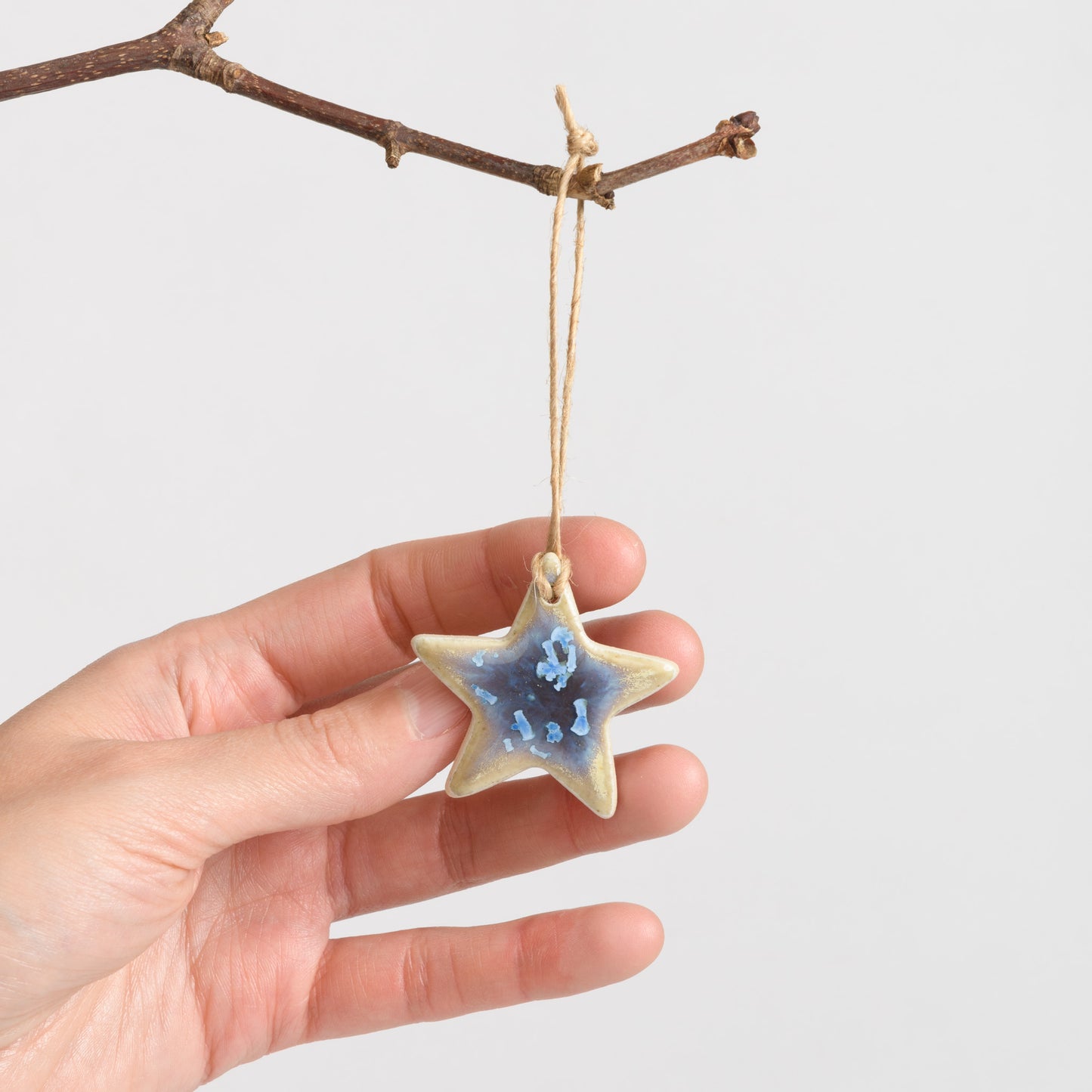 Christmas Ornament - Star - Mermaid Moonstone