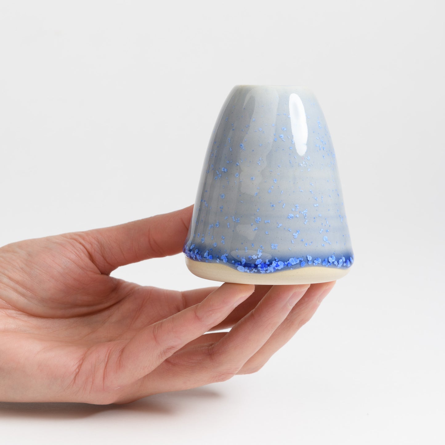 Mini Vase - Blue Cone