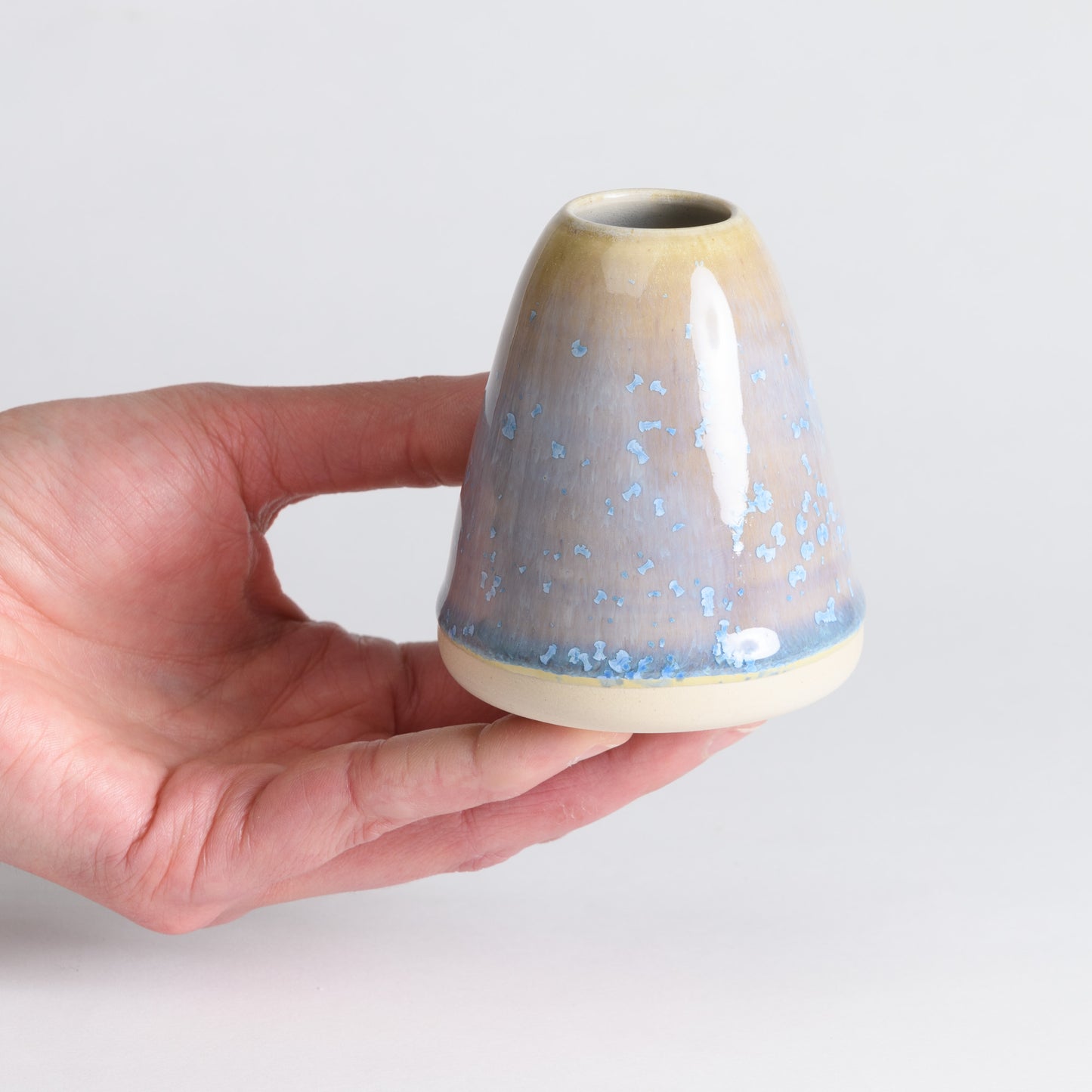 Mini Vase - Moonstone Cone